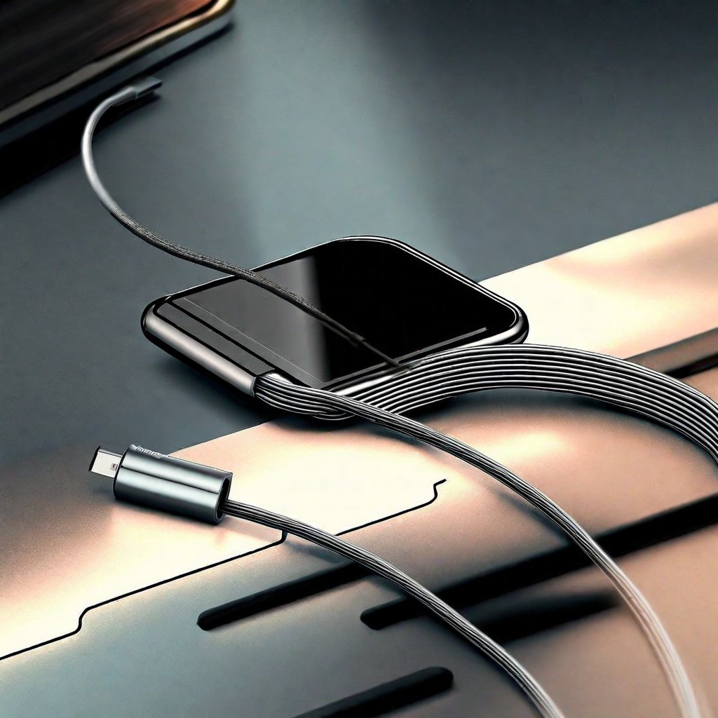 metal iphone charging cable