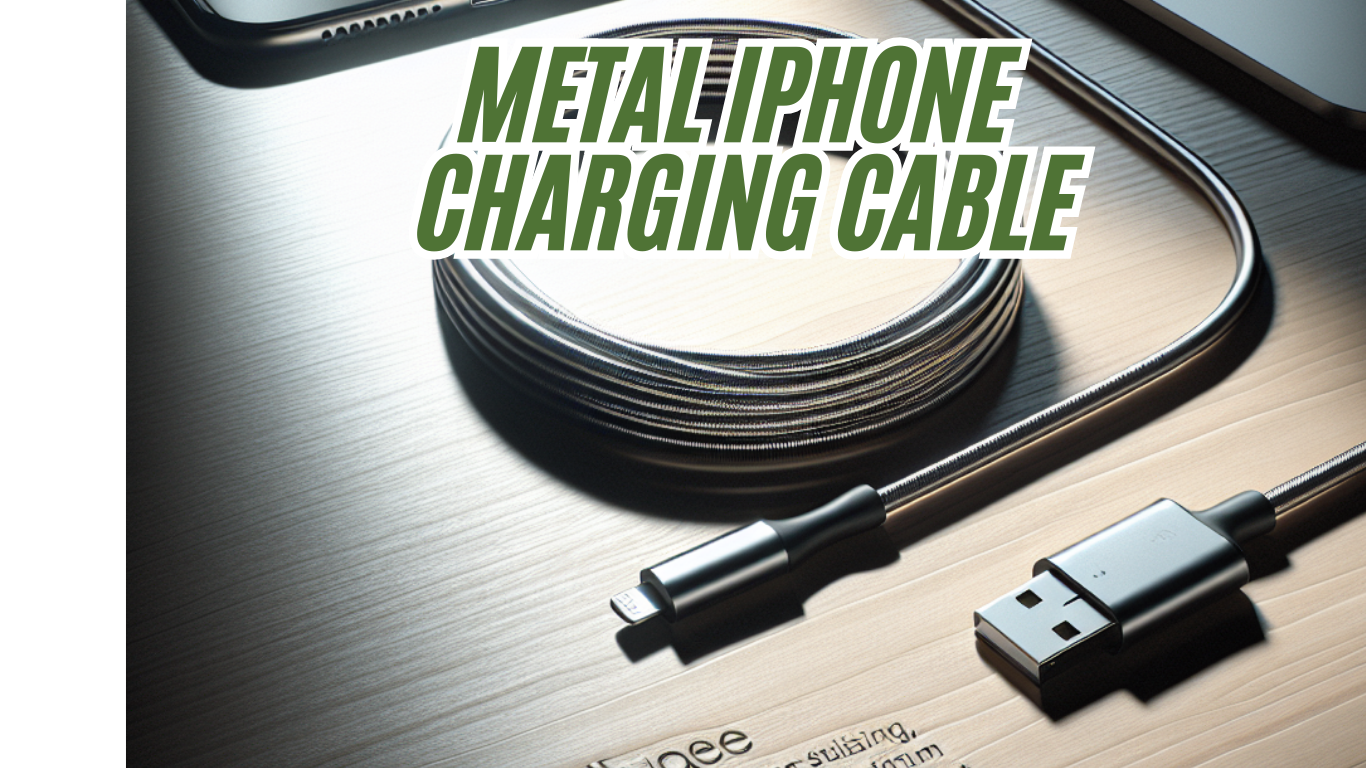 metal iphone charging cable